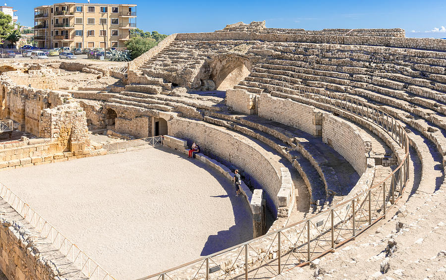 Roman Amphitheatre in Tarragona Spain Photograph by Marek Poplawski