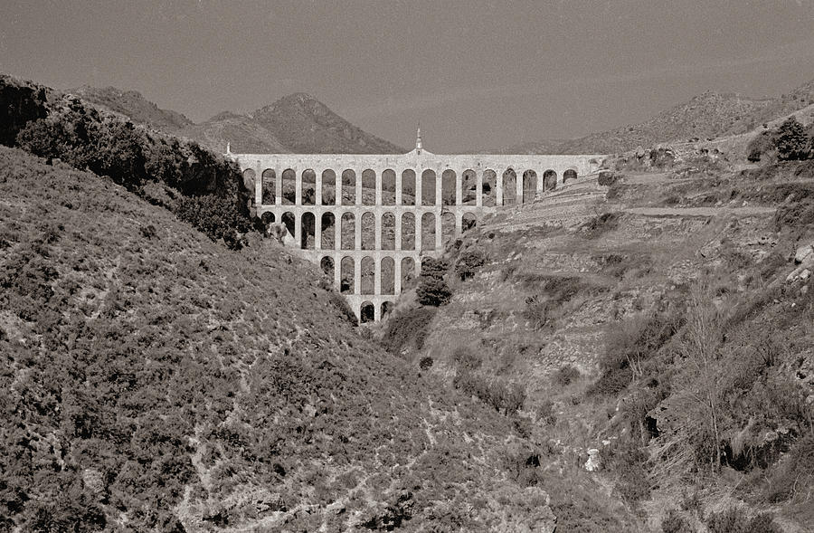 Roman Aqueduct Malaga Province Photograph by Tom Wurl