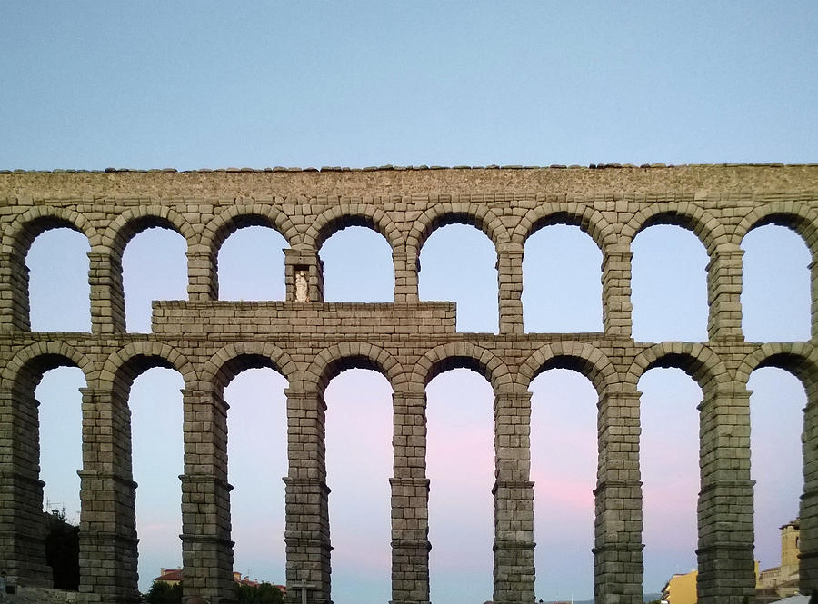 Roman Aqueduct, Segovia Photograph by Photos By Sally Jane Photographic Art
