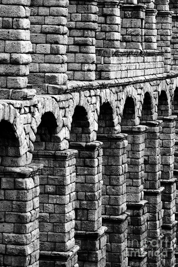Roman Arches Segovia Spain Photograph by James Brunker
