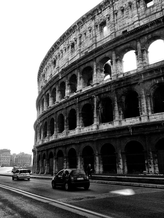 Car Photograph - Roman Autoroute by Scott Cherhoniak
