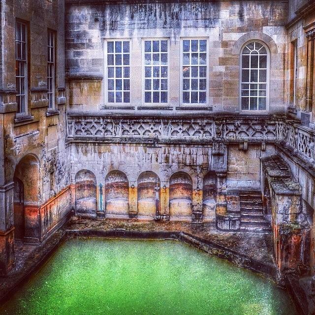Roman Baths Photograph by Jill Battaglia