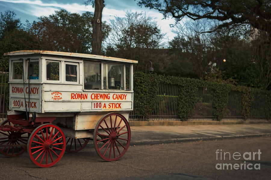 Roman Candy Wagon New Orleans Photograph by Kathleen K Parker