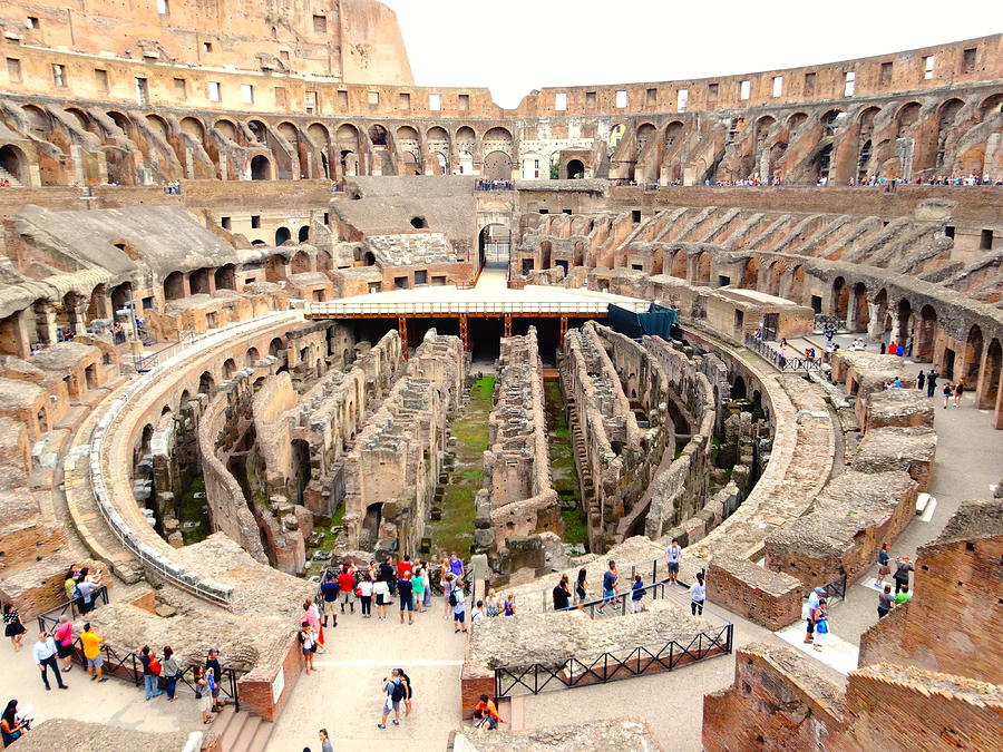 Roman Colosseum Photograph by Alan Lakin