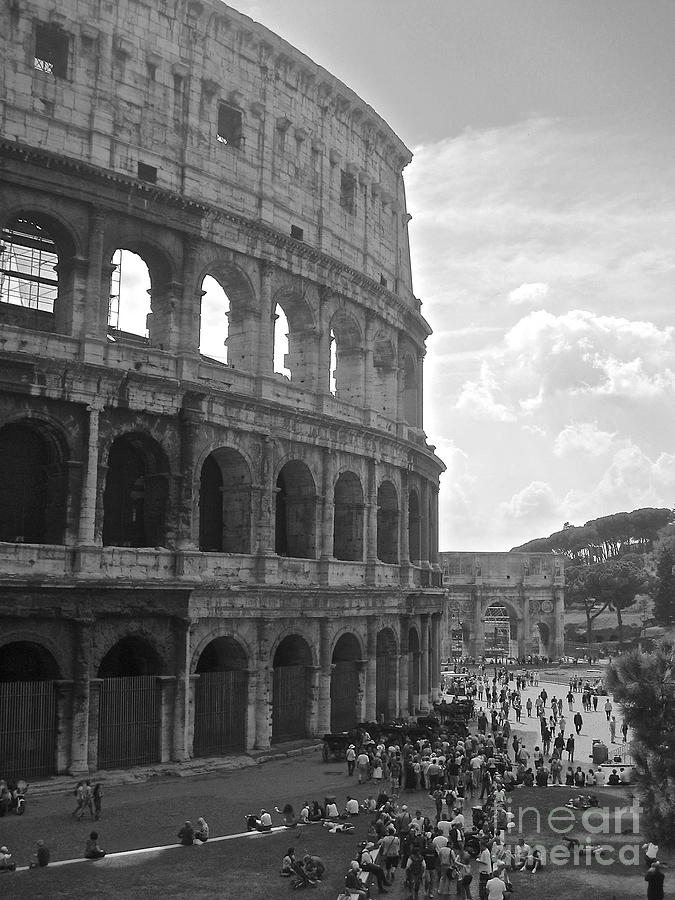 Roman Colosseum Photograph by Suzanne Oesterling