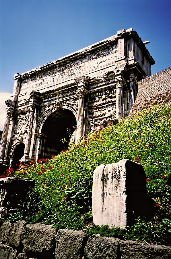 Roman Forum - Arch of Titus Photograph by Donna Proctor