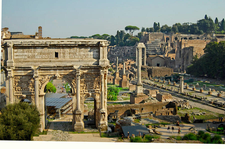 Roman Forum Photograph by Caroline Stella