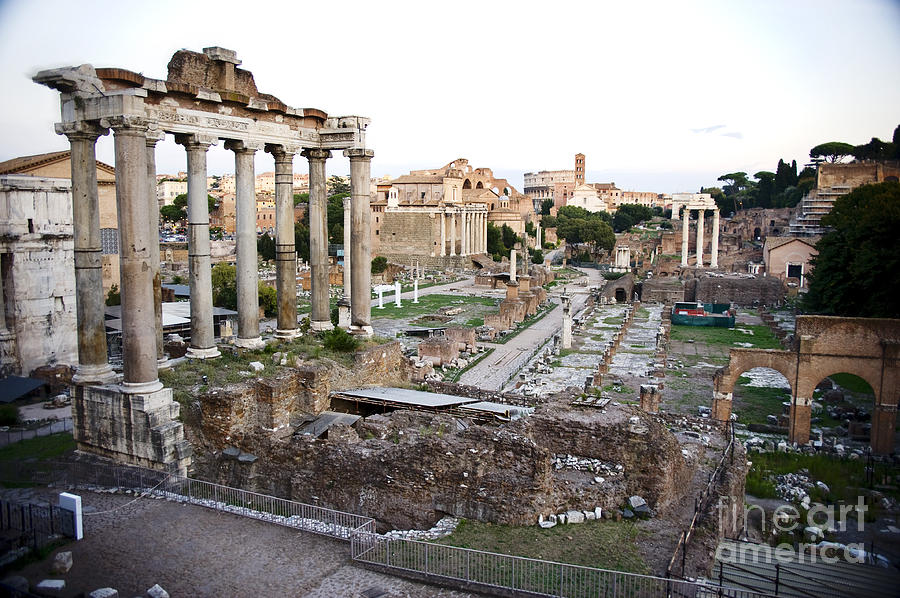 Roman Forum Photograph by Jim  Calarese