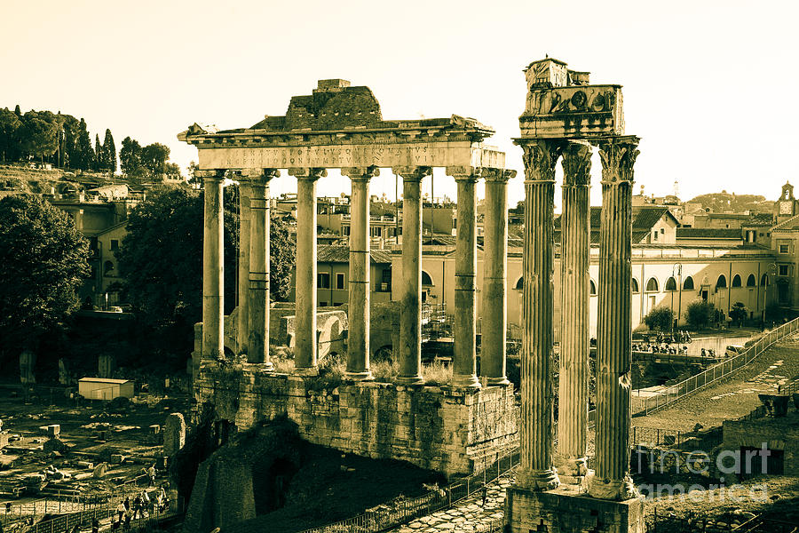 Architecture Photograph - Roman Forum by Joshua Tann