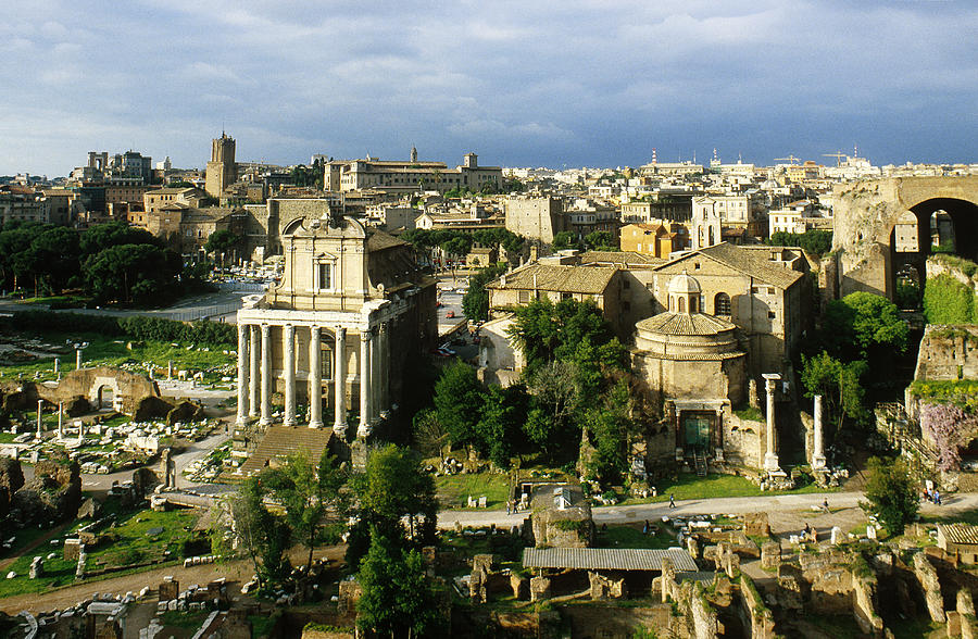 Roman Forum Photograph by Marcello Bertinetti