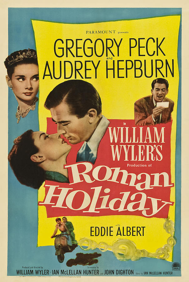 Audrey Hepburn Photograph - Roman Holiday - 1953 by Georgia Clare