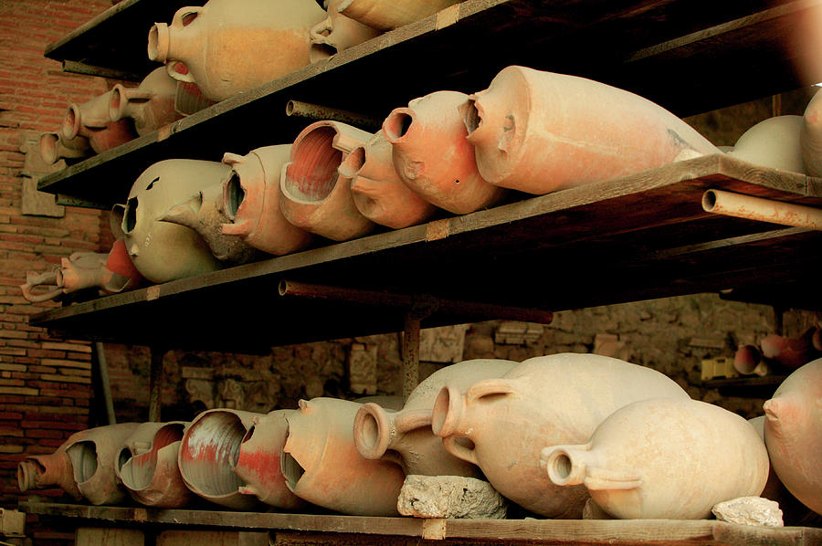 Roman Pottery Photograph by Science Photo Library Roman Pottery Photograph by Science Photo Library
