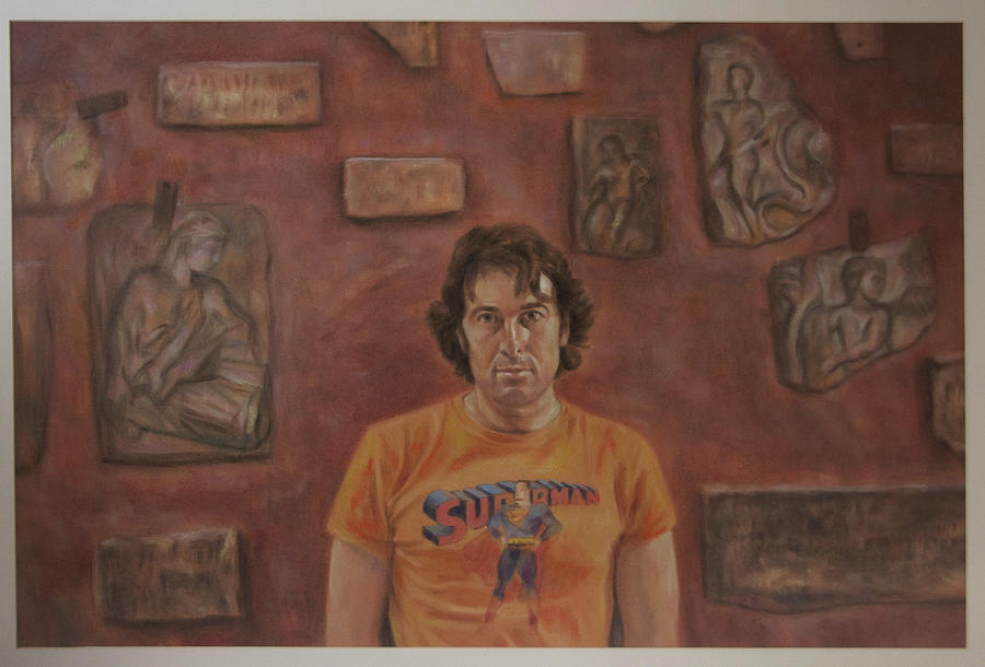 Roman Selfportrait Drawing by Paez  Antonio