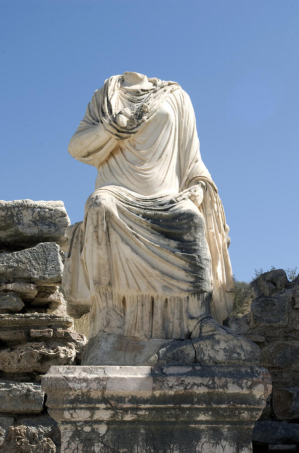 Roman Statue At Ephesus Photograph by Theodore Clutter