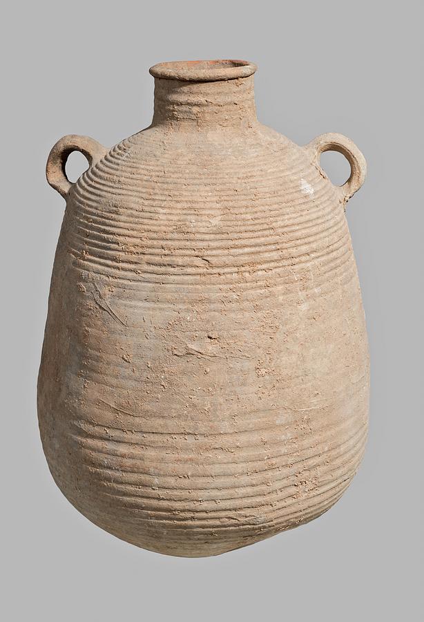 Jar Photograph - Roman Terra-cotta Storage Jar by Photostock-israel