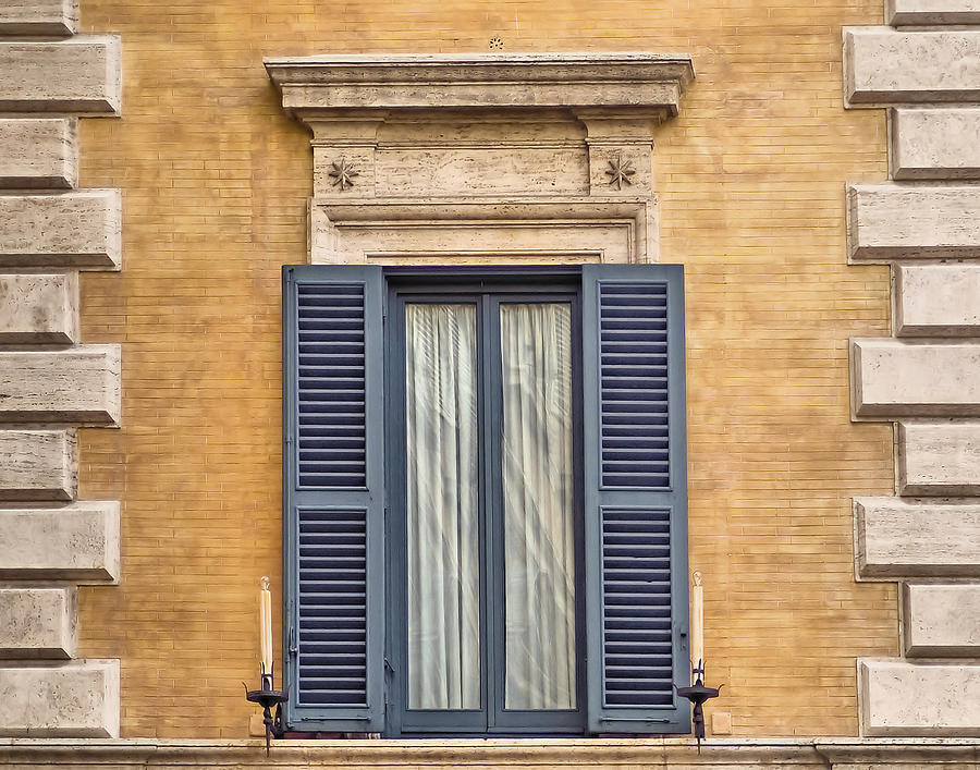 Roman Window Photograph by David Letts