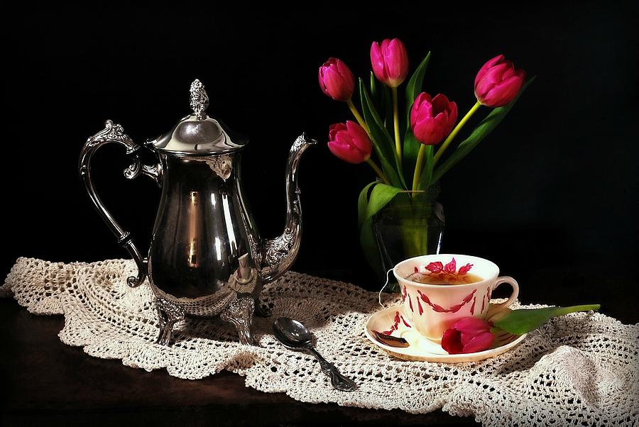 Romance and Tea Photograph by Diana Angstadt