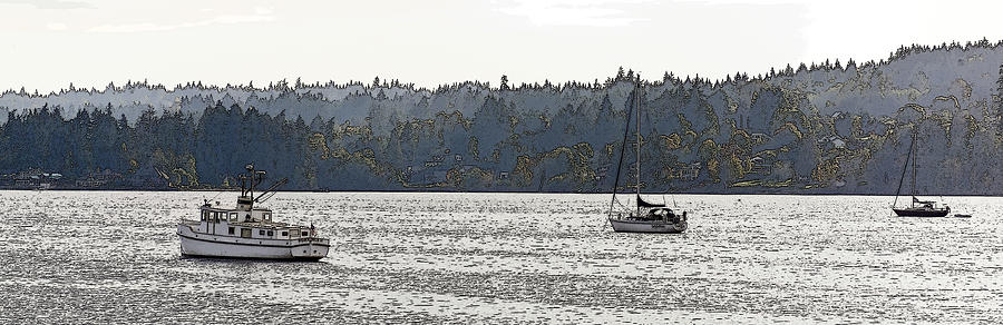 Romance II on Liberty Bay Photograph by Greg Reed