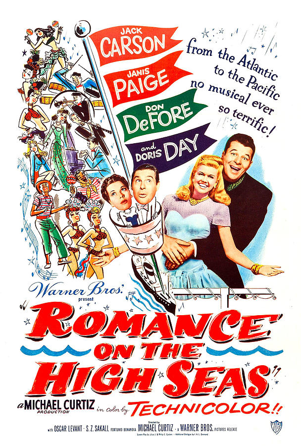 Romance On The High Seas, Us Poster Photograph by Everett