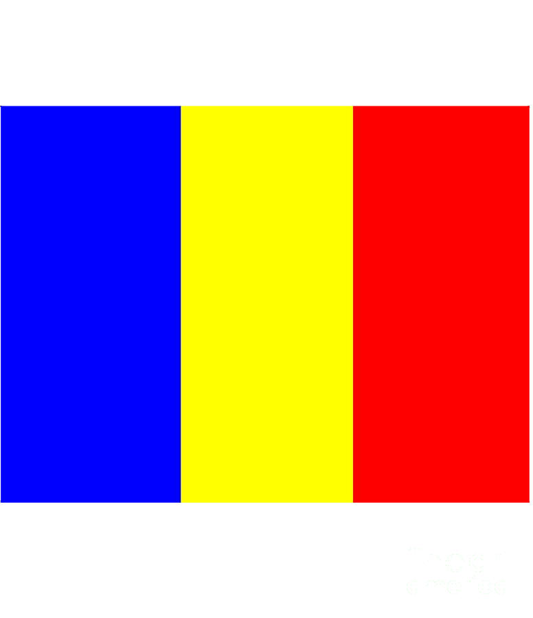 Flag Digital Art - Romania Flag by Frederick Holiday