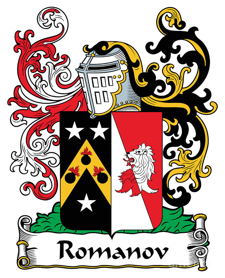 The Russian coat of arms (Romanov family) and three flags: the state flag  of Russia (top left), Stock Photo, Picture And Rights Managed Image. Pic.  MEV-10284483