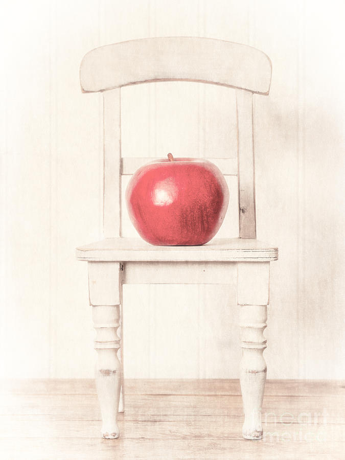 Vintage Photograph - Romantic Apple Still Life by Edward Fielding