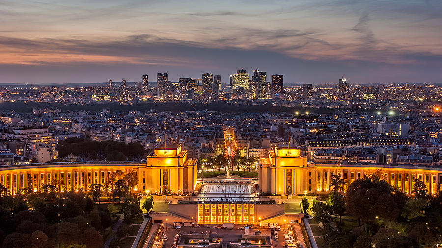 Romantic city of lights Paris Photograph by Pierre Leclerc Photography