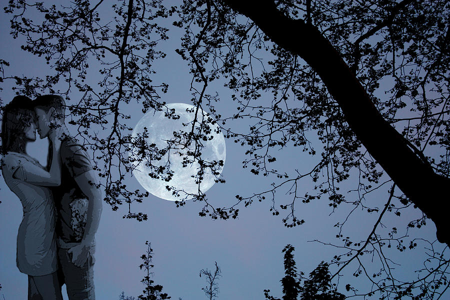 Romantic moon 2  Photograph by Angel Jesus De la Fuente