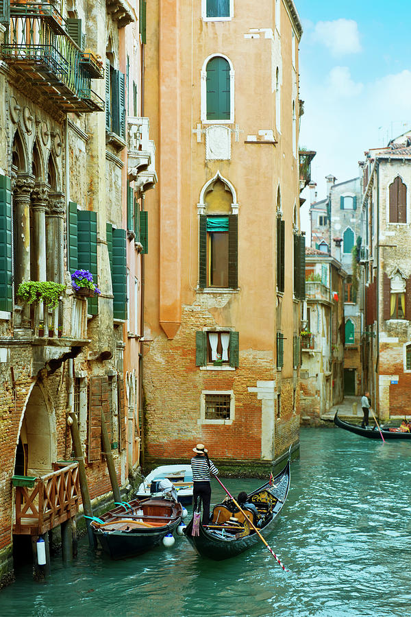 Romantic Venice Views From Gondola Photograph by Caracterdesign