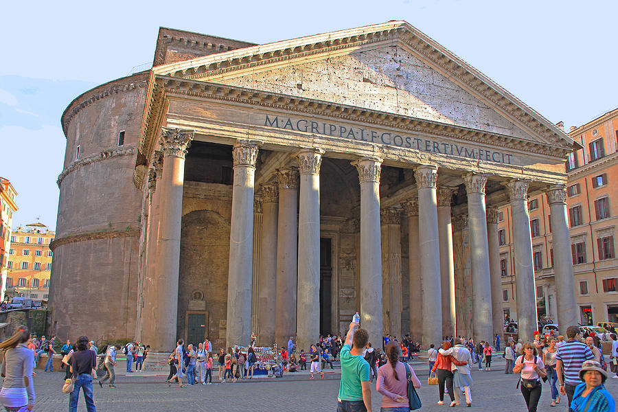 Rome, Italy -  The Pantheon Photograph by Richard Krebs