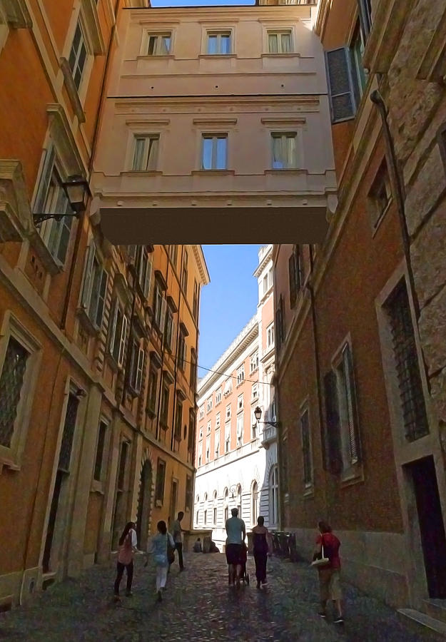 Rome Alleyway 5 Photograph by Herb Paynter