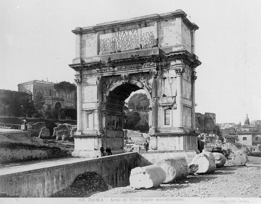 Rome Arch Of Titus, 1900 Photograph by Granger