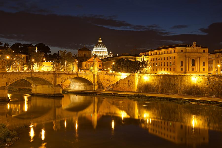 Rome at night Photograph by Stephen Taylor