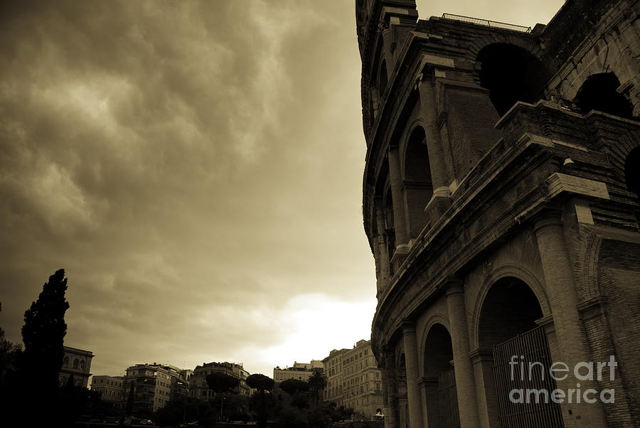 Rome Colosseum Photograph by James Lavott