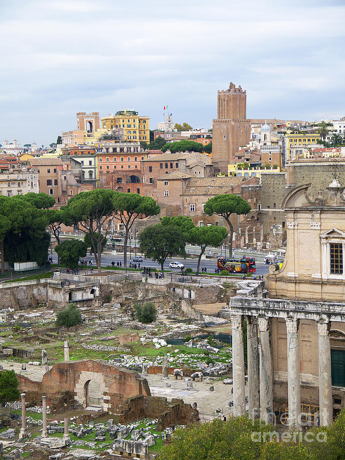 Rome In The Morning Light Photograph