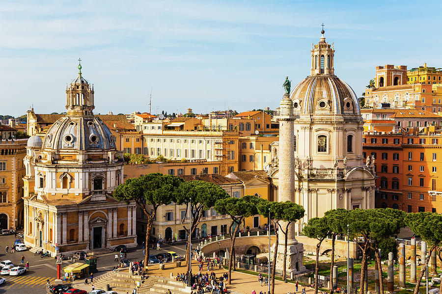 Rome, Italy. Rome, Italy. Piazza Della Photograph by Panoramic Images