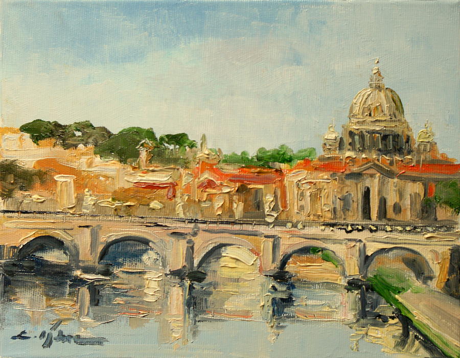 Rome Painting by Luke Karcz
