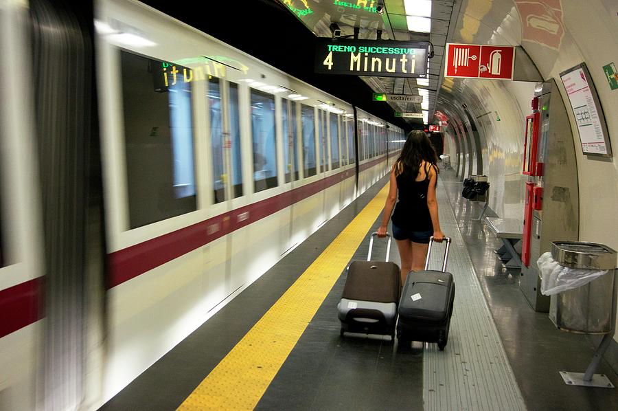 Rome Metro. Photograph by Mark Williamson