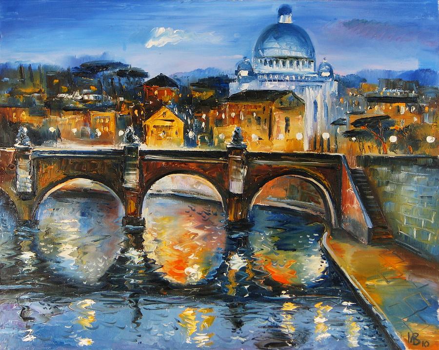 Rome Painting by Mikhail Zarovny