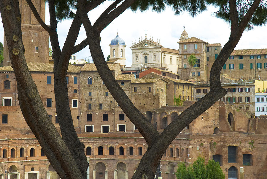 Architecture Photograph - Rome - Old Town by Chevy Fleet