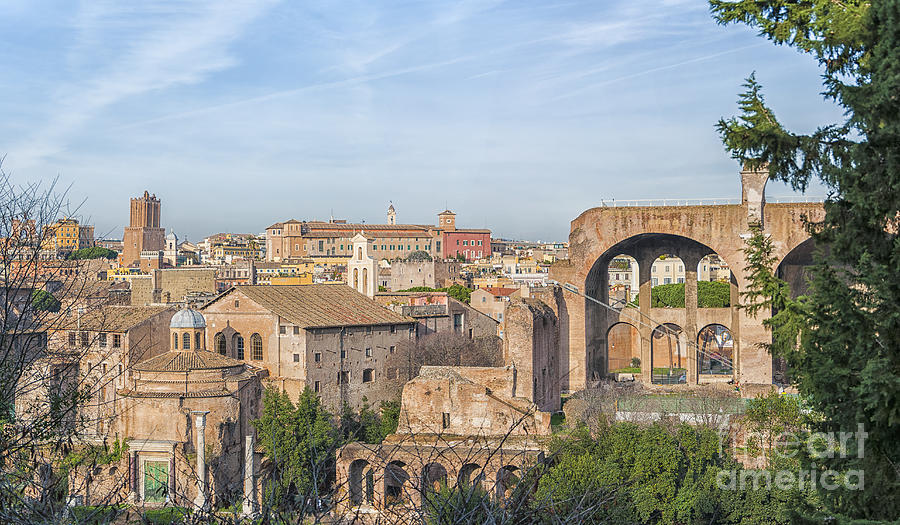 Architecture Photograph - Rome Roman Forum 01 by Antony McAulay