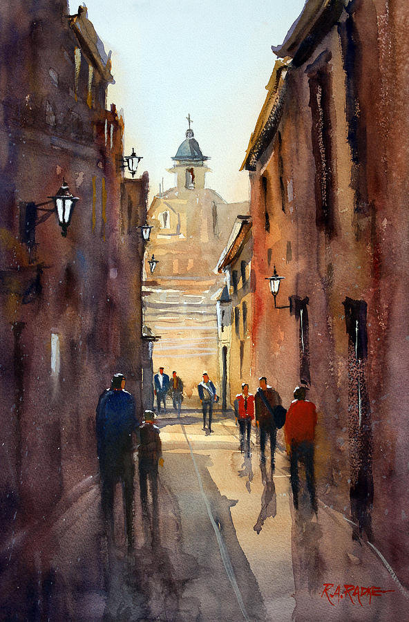 Architecture Painting - Rome by Ryan Radke