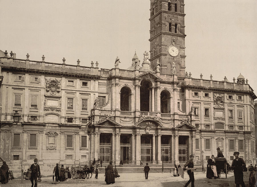 Rome Santa Maria Maggiore Photograph by Granger - Fine Art America