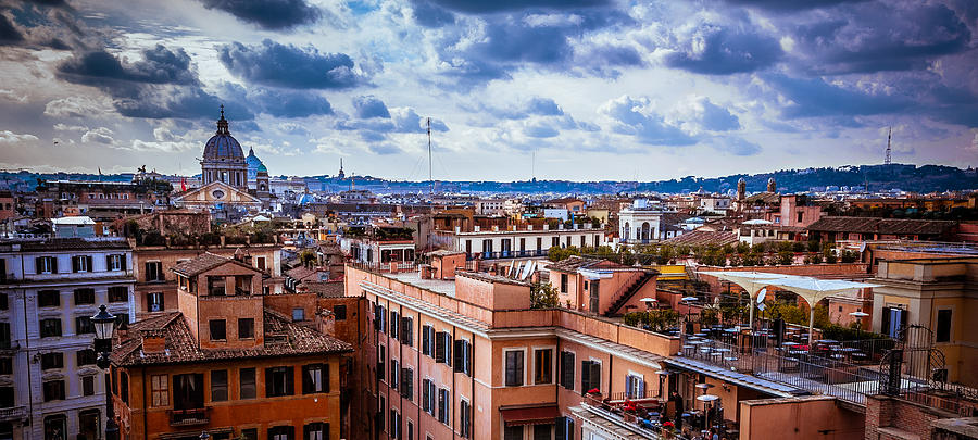 Rome Skyline Photograph by Matthew Onheiber
