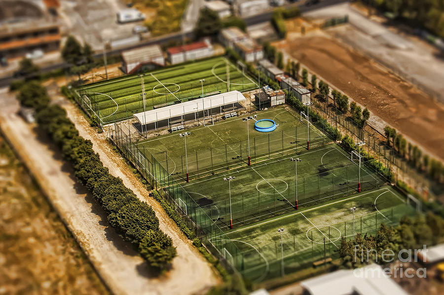 Rome tennis courts Photograph by Justyna Jaszke JBJart