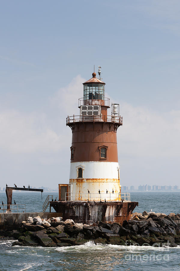 Romer Shoal Light I Photograph by Clarence Holmes