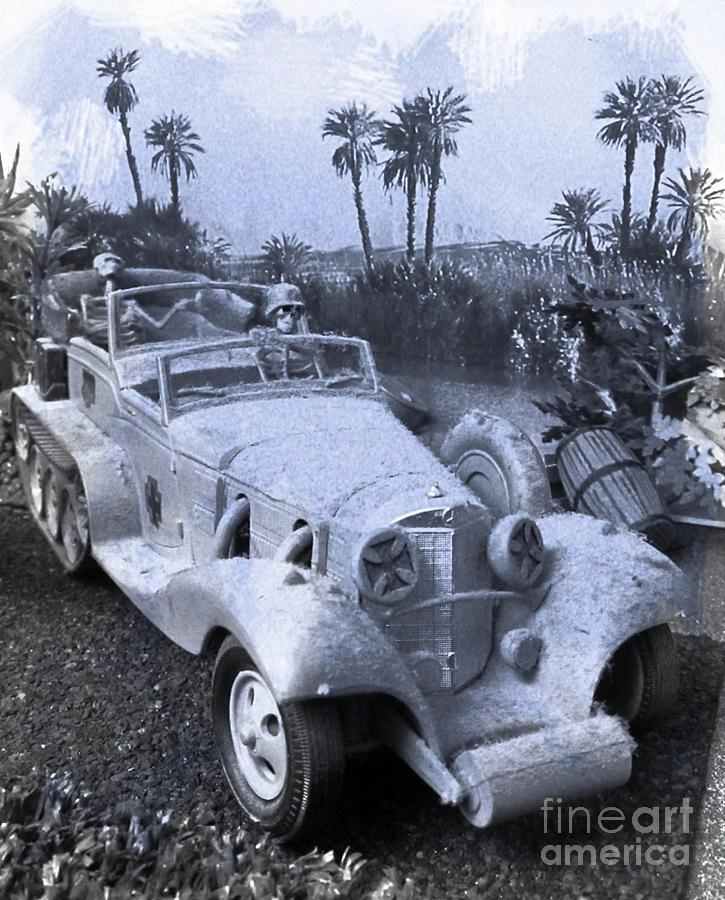 Car Digital Art - Rommels Hot Rod by John Malone