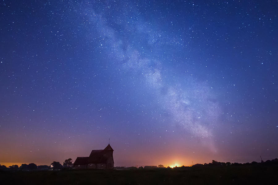 Space Photograph - Romney Marsh at Night. by Ian Hufton