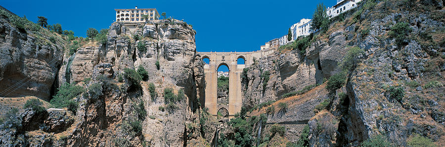 Architecture Photograph - Ronda Andalucia Spain by Panoramic Images