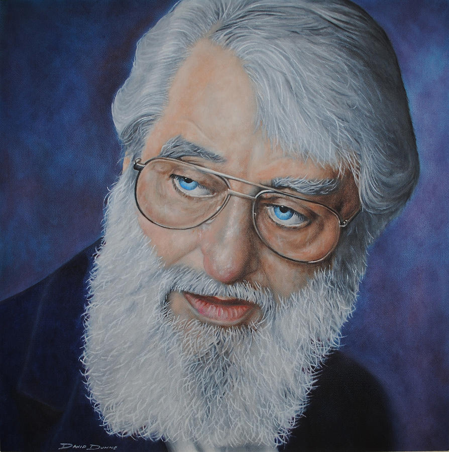 Bono Painting - Ronnie Drew The Dubliners by David Dunne
